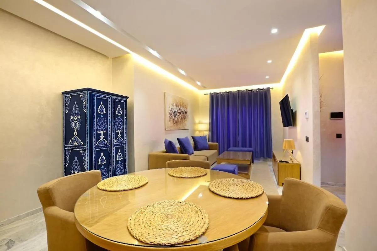 Heart Of City 2Br 2Patios Fiber Ac Modern New Calm Marakéš