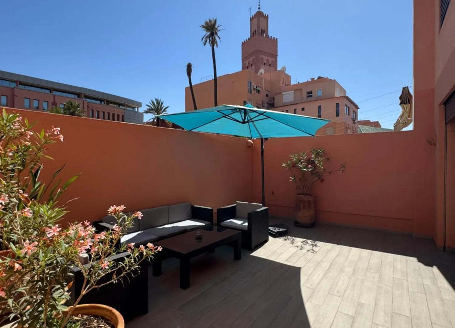 Heart Of City 2Br 2Patios Fiber Ac Modern New Calm Marakéš